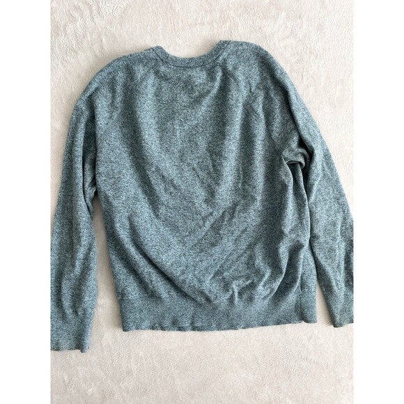 BANANA REPUBLIC XL Cotton Cashmere Crewneck Gray Lightweight Sweater Pullover - Picture 6 of 9